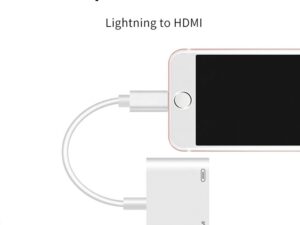 For iPhone Lightning To HDMI 4K Video Digital AV Cable Adapter