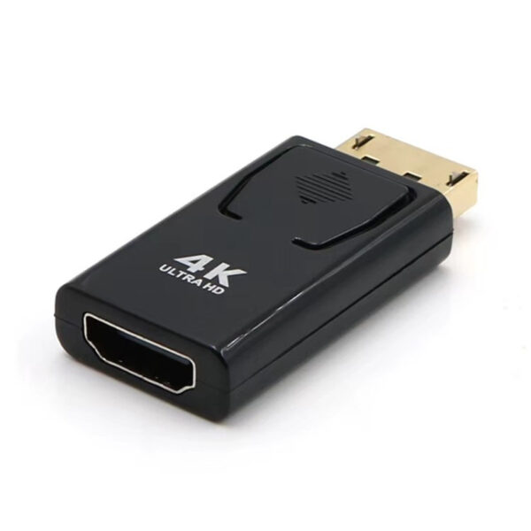 4K Ultra HD Gold Nickel Plated Standard DisplayPort Male DP to HDMI Female Converter Adapter Video Audio plug Connector
