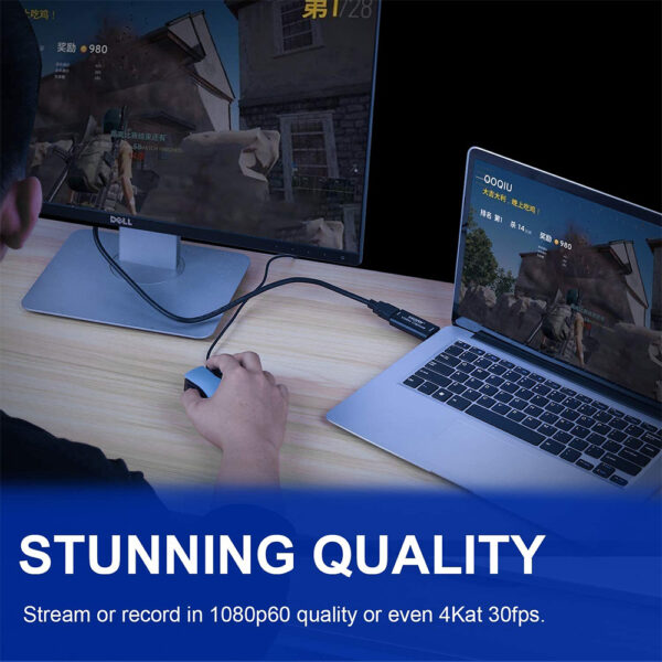 Doonjiey 1080p 60fpts hdmi to usb 2.0 video capture card 4k Game Recording Box for Live Streaming Broadcast usb capture card